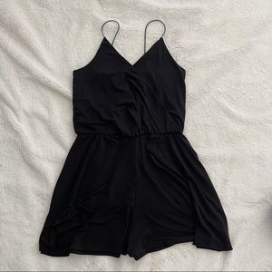 Topshop Black Mini Romper